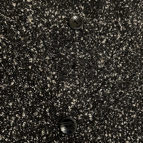 CJ BANKS, Kimono Roll-Up Sleeves, Small Scoop Neckline Sweater, Black/White, 2X - Picture 6 of 6